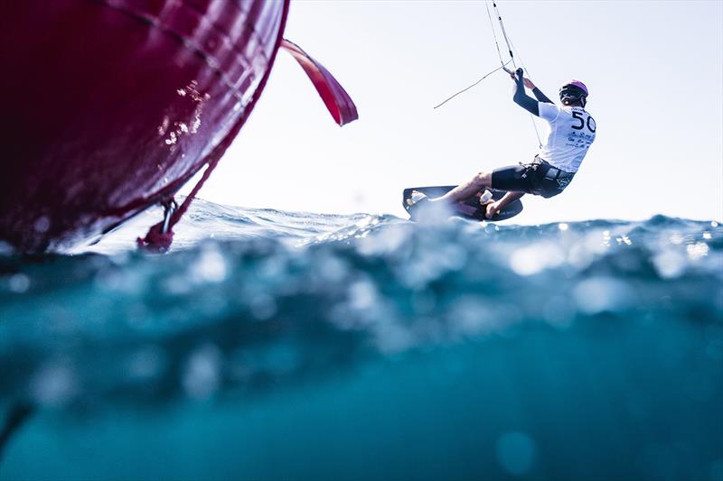 2019 KiteFoil World Series - Day 2 photo copyright IKA / Alex Schwarz taken at  and featuring the Kiteboarding class