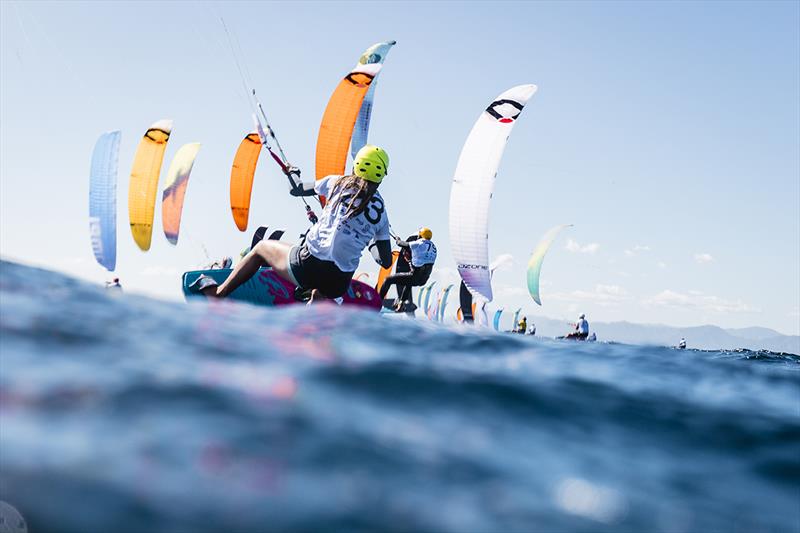 2019 KiteFoil World Series - Day 2 photo copyright IKA / Alex Schwarz taken at  and featuring the Kiteboarding class