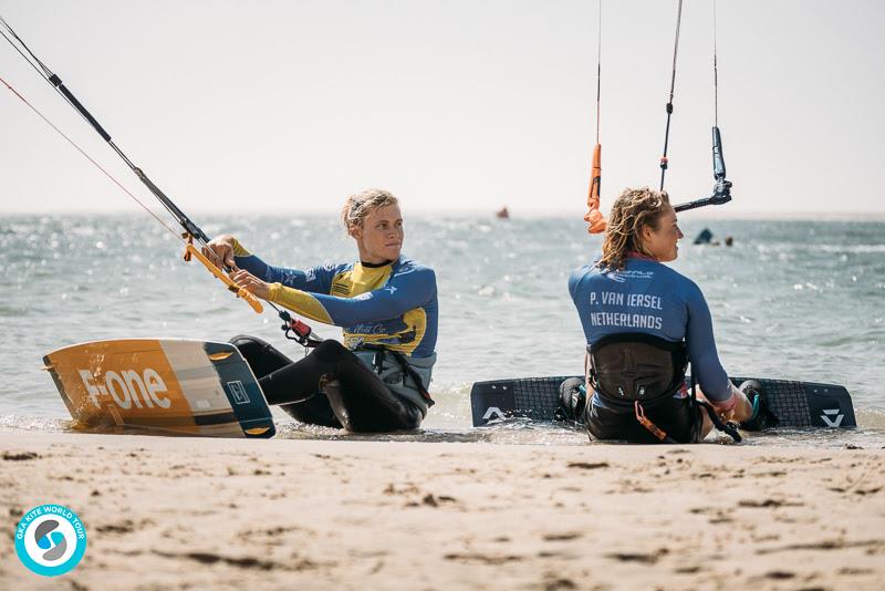 Liam Whaley and Pippa van Iersel - top team - GKA Kite World Cup Dakhla, Day 4 photo copyright Ydwer van der Heide taken at  and featuring the Kiteboarding class