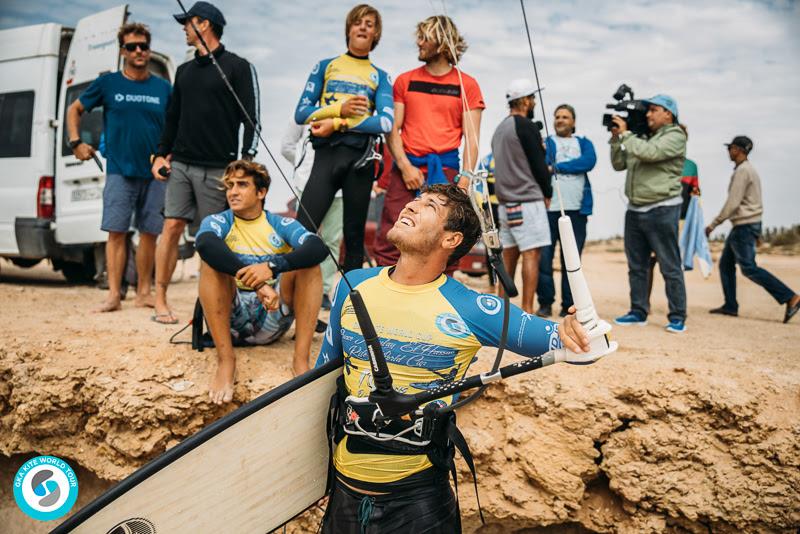 Keahi kite up - just... - GKA Kite World Cup Dakhla, Day 7 photo copyright Ydwer van der Heide taken at  and featuring the Kiteboarding class