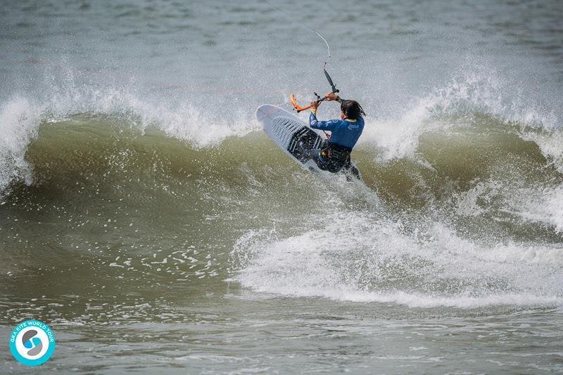 Reece - charging - GKA Kite World Cup Dakhla - photo © Ydwer van der Heide