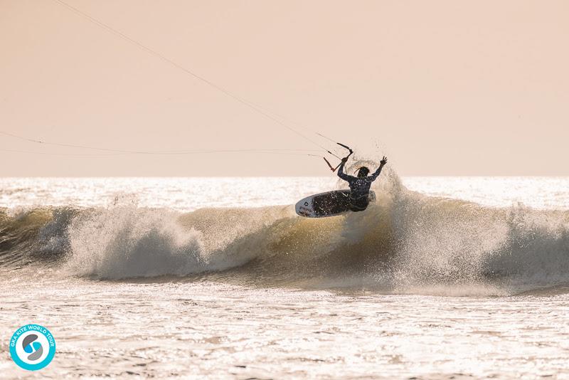 No matter the size, Airton attacks it with the same critical accuracy - GKA Kite World Cup Dakhla, Day 10 photo copyright Ydwer van der Heide taken at  and featuring the Kiteboarding class