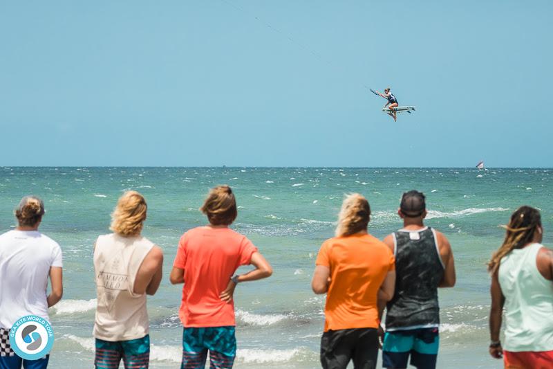 Mikaili's rodeo kite loop - GKA Kite-Surf World Cup Prea day 2 photo copyright Svetlana Romantsova taken at  and featuring the Kiteboarding class