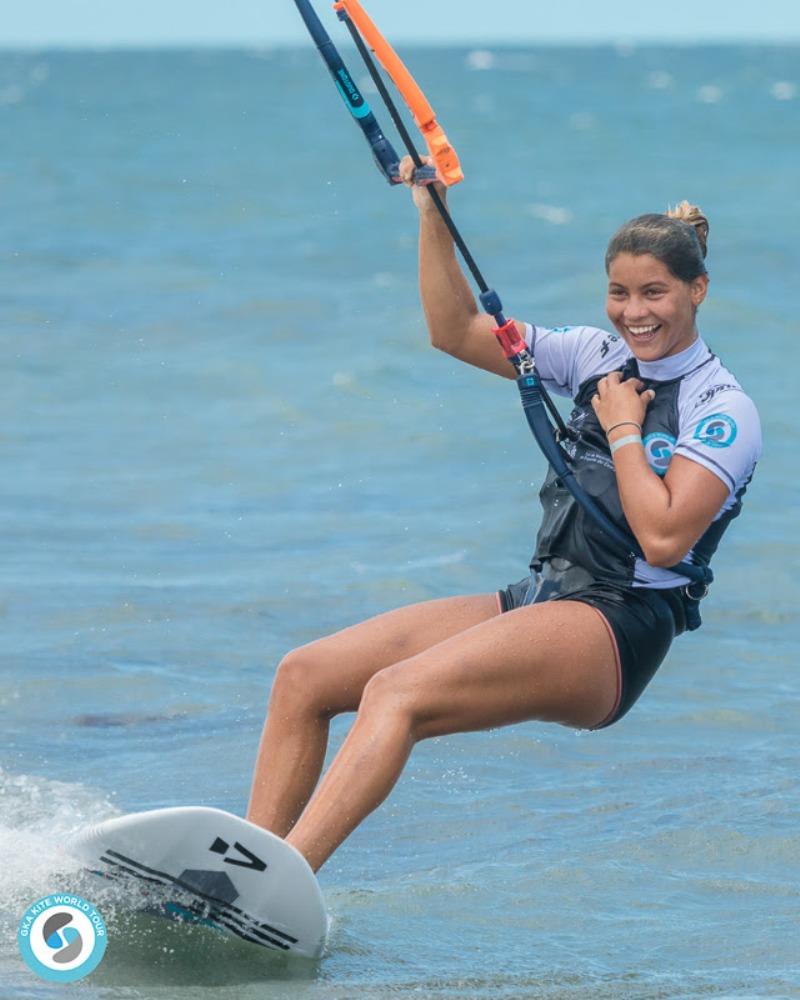 It was all just fun in the home sun for Sol - GKA Kite-Surf World Cup Prea day 2 photo copyright Svetlana Romantsova taken at  and featuring the Kiteboarding class