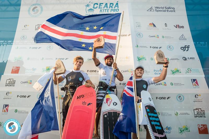 Podium - GKA Kite-Surf World Cup 2019 photo copyright Svetlana Romantsov taken at  and featuring the Kiteboarding class