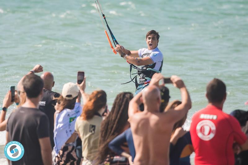 Pedro, fired up in his homeland - GKA Kite-Surf World Cup 2019 photo copyright Svetlana Romantsov taken at  and featuring the Kiteboarding class