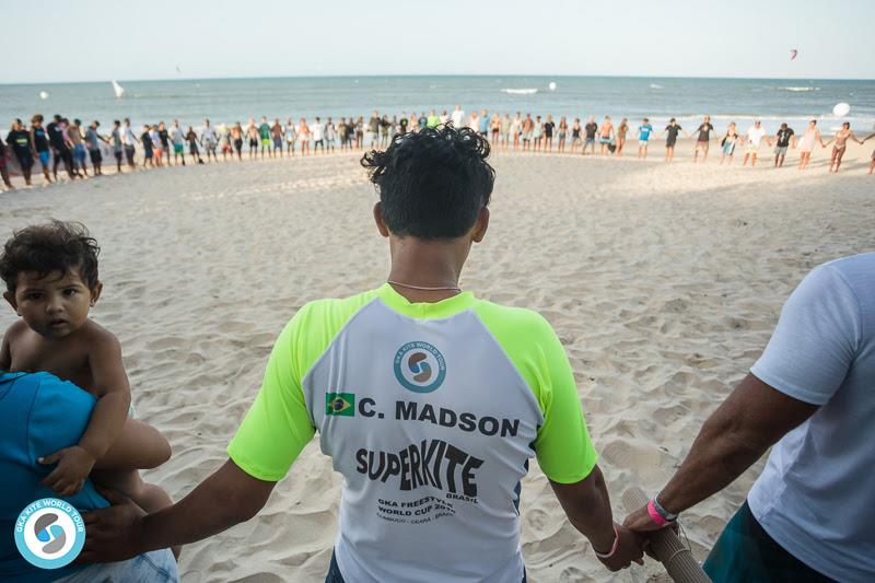 A moment's silence - 2019 GKA Freestyle World Cup Cumbuco, day 2 photo copyright Svetlana Romantsova taken at  and featuring the Kiteboarding class