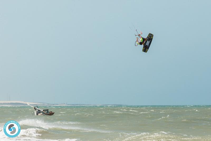 Double Dominican fire-power in the final. This is Luis Alberto Cruz - 2019 GKA Freestyle World Cup Cumbuco, day 3 photo copyright Svetlana Romantsova taken at  and featuring the Kiteboarding class