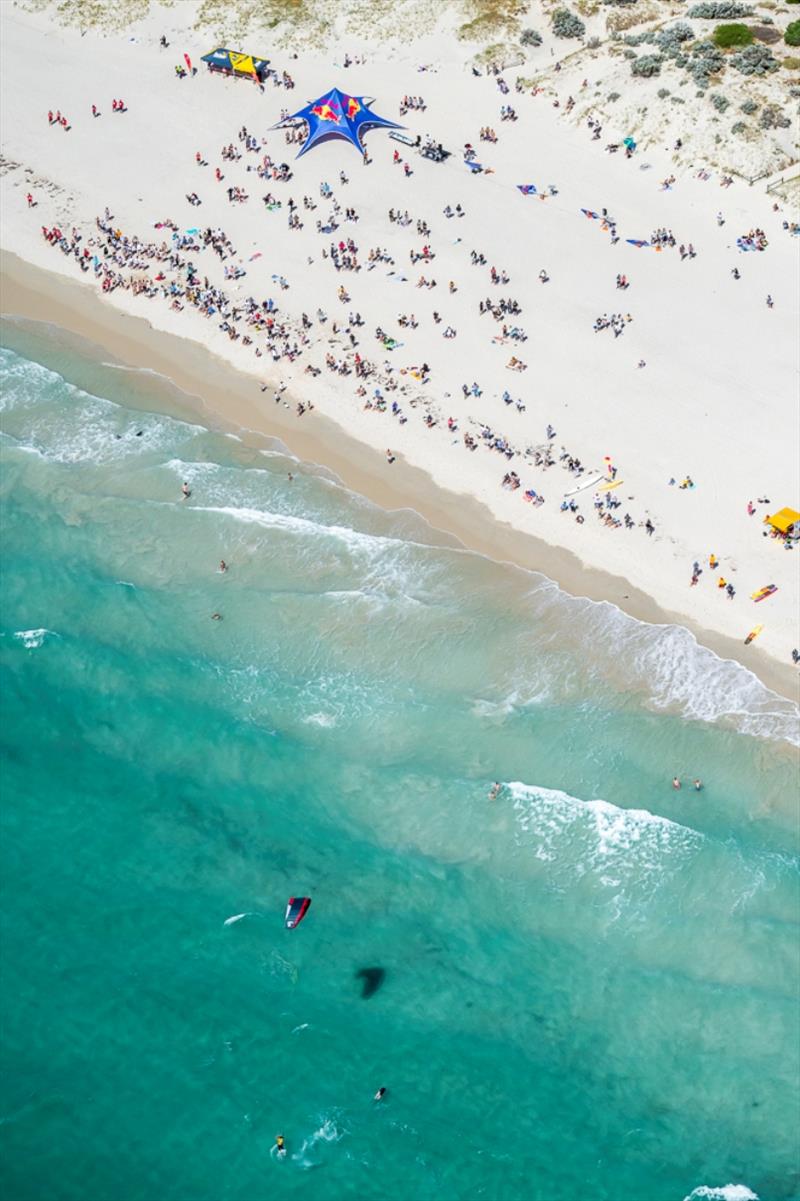 2019 Red Bull Lighthouse to Leighton Kiteboard Race photo copyright Peta North Aerial Photography taken at  and featuring the Kiteboarding class