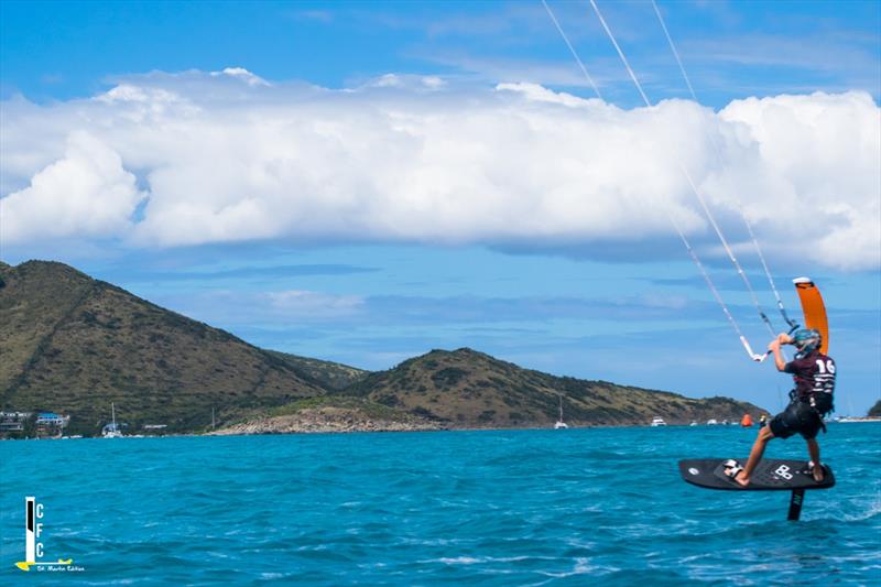 Caribbean Foiling Championships: Start Kitefoil of the only class that raced on Saturday February 22, 2020 - photo © Caribbean Foiling Championships