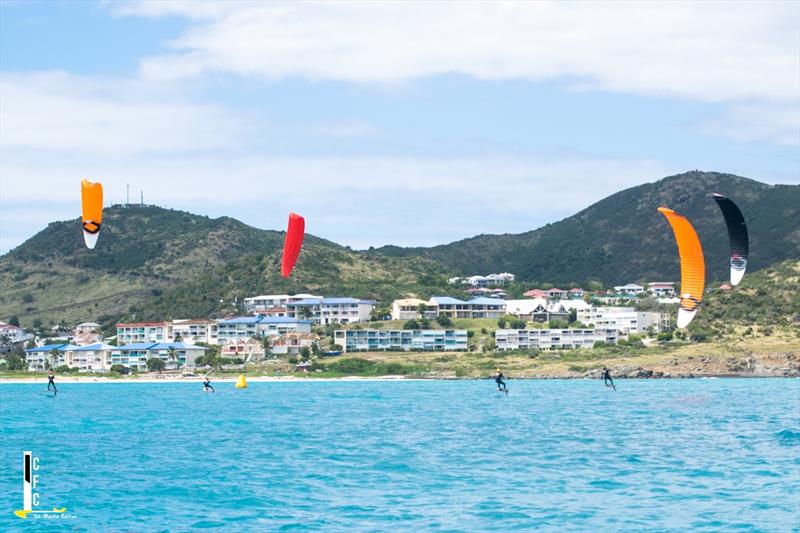 Caribbean Foiling Championships: Start Kitefoil of the only class that raced on Saturday February 22, 2020 photo copyright Caribbean Foiling Championships taken at  and featuring the Kiteboarding class