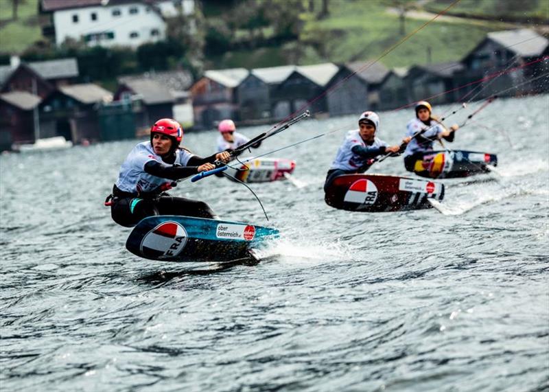 Alexia was beaming after their performance today, crushing the competition in Silver fleet - Formula Kite Mixed Team Relay European Championships, Day 4 - photo © IKA / Alex Schwarz