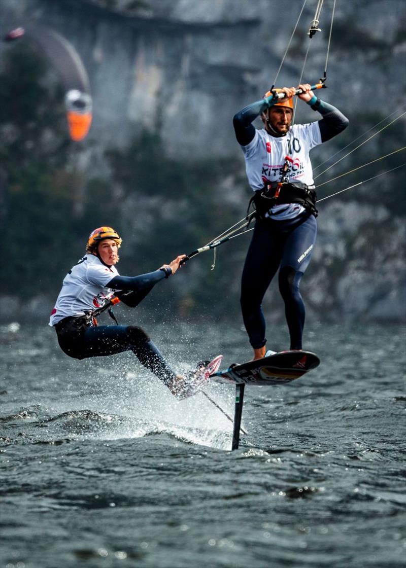 Florian Gruber (GER) gave a very consistent performance, to secure the 2nd place and go straight through to the finals. - Formula Kite Mixed Team Relay European Championships, Day 4 photo copyright IKA / Alex Schwarz taken at  and featuring the Kiteboarding class