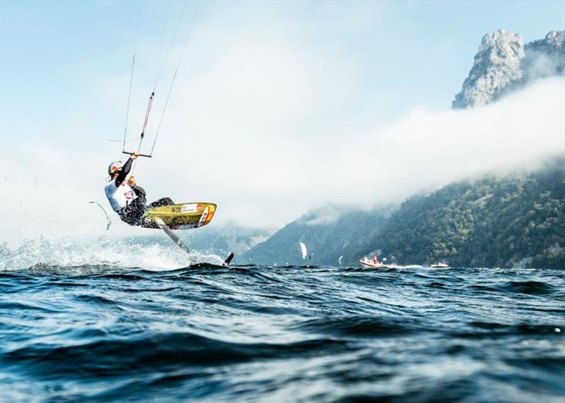 Alejandro Climent and teammate Gisela Pulido sailed brilliantly to get into the finals - Formula Kite Mixed Team Relay European Championships, final day - photo © IKA / Alex Schwarz