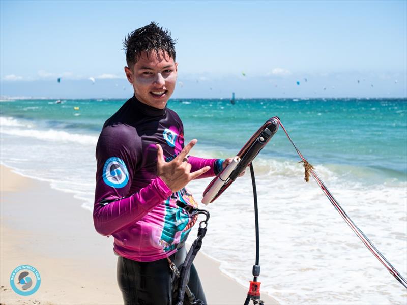 Valentin Rodriguez - 2021 GKA Freestyle World Cup Tarifa, Day 2 photo copyright Samuel Cardenas taken at  and featuring the Kiteboarding class