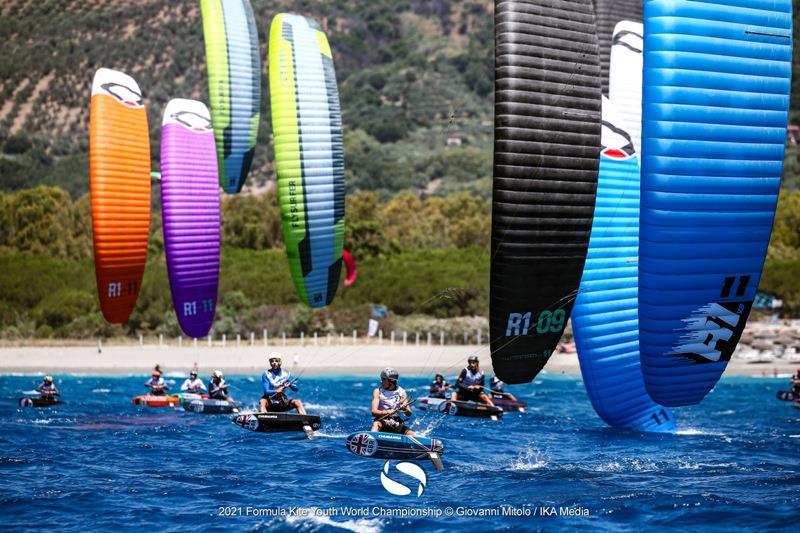 2021 Formula Kite U19 and A's Youth Foil Worlds in Gizzeria - Day 2 photo copyright IKA / Giovanni Mitolo taken at  and featuring the Kiteboarding class