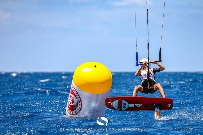 Marcel Stepniewski (POL) - 2021 Formula Kite U19 and A's Youth Foil Worlds in Gizzeria - Day 2 - photo © IKA / Giovanni Mitolo