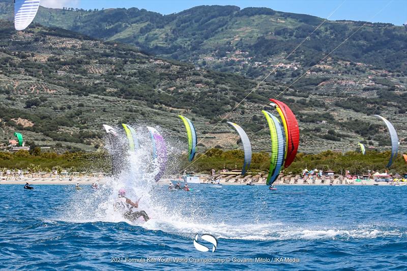 2021 Formula Kite U19 and A's Youth Foil Worlds in Gizzeria - Day 3 photo copyright IKA / Giovanni Mitolo taken at  and featuring the Kiteboarding class