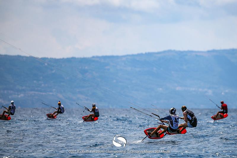 2021 Formula Kite U19 and A's Youth Foil Worlds in Gizzeria - Day 4 photo copyright IKA / Giovanni Mitolo taken at  and featuring the Kiteboarding class