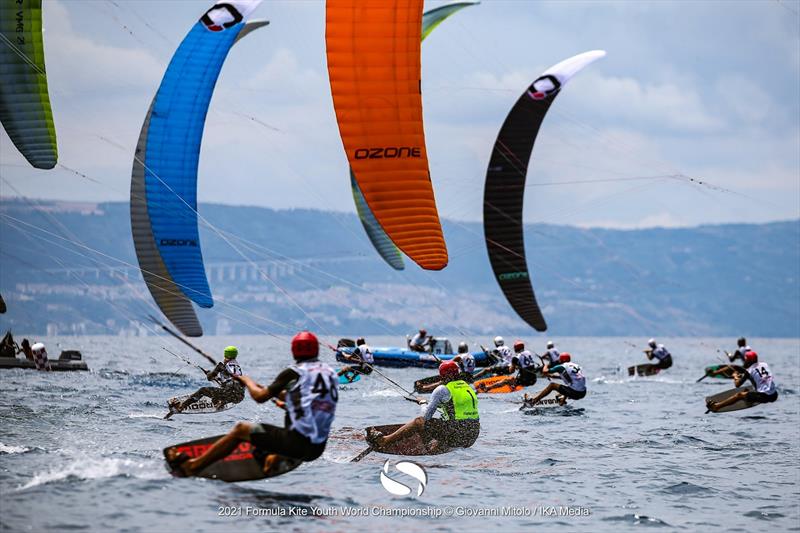 2021 Formula Kite U19 and A's Youth Foil Worlds in Gizzeria - Day 4 photo copyright IKA / Giovanni Mitolo taken at  and featuring the Kiteboarding class