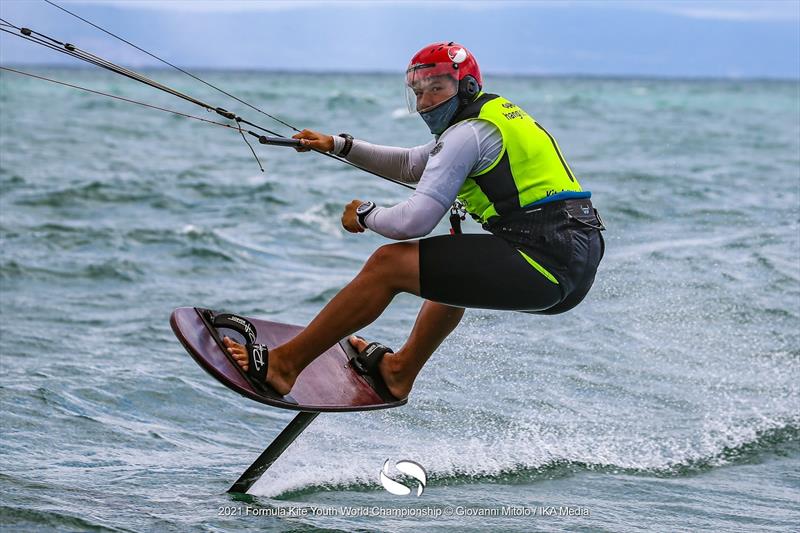 Maximilian Maeder (SGP) - 2021 Formula Kite U19 and A's Youth Foil Worlds in Gizzeria - Final Day - photo © IKA / Giovanni Mitolo