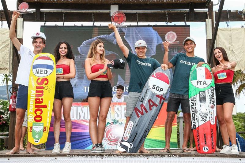 2021 Formula Kite U19 and A's Youth Foil Worlds in Gizzeria - Final Day photo copyright IKA / Giovanni Mitolo taken at  and featuring the Kiteboarding class