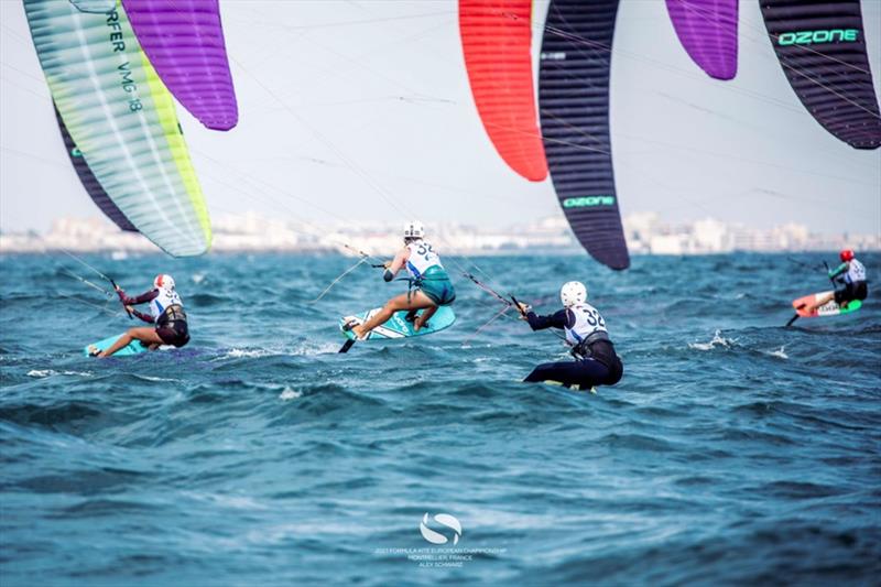Formula Kite & A's Youth Foil European Championships - Day 1 photo copyright IKA / Alex Schwarz taken at  and featuring the Kiteboarding class