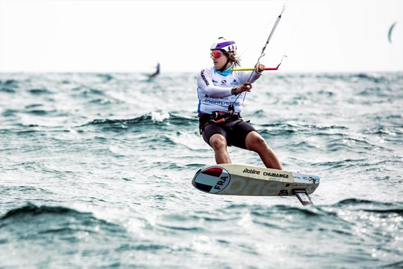 Benoit Gomez (FRA) - Formula Kite & A's Youth Foil European Championships, Day 3 photo copyright IKA / Alex Schwarz taken at  and featuring the Kiteboarding class