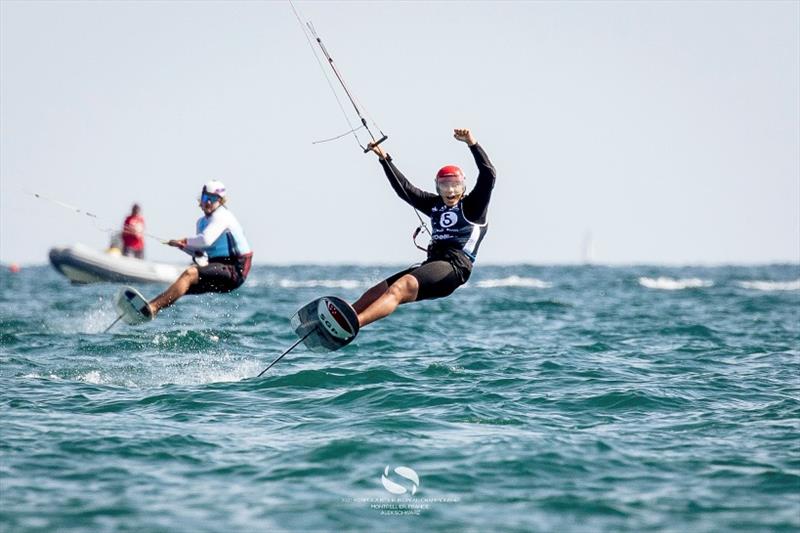 Max Maeder (SGP) - 2021 Formula Kite & A's Youth Foil European Championships - photo © IKA / Alex Schwarz