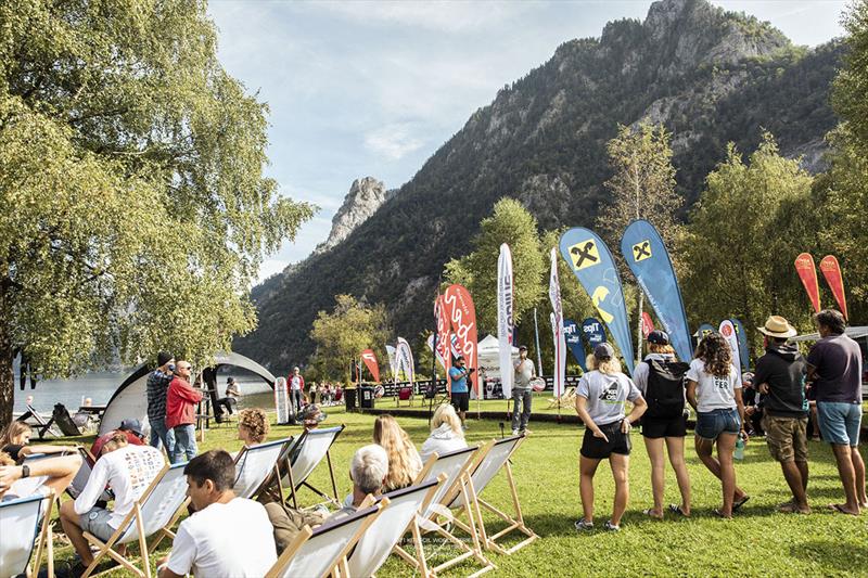 Upper Austria KiteFoil Grand Prix Traunsee: Day 1 - photo © IKA Media / Alex Schwarz 