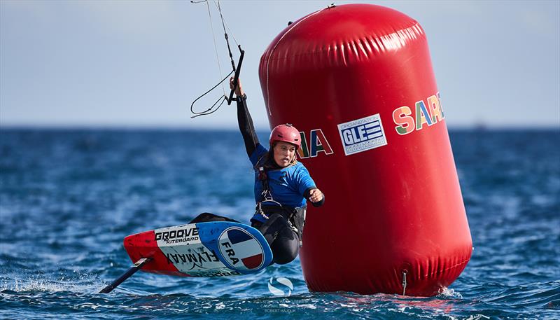 Lauriane Norot is the new leader of the Women ranking - Sardinia Grand Slam photo copyright IKA Media / Robert Hajduk taken at  and featuring the Kiteboarding class