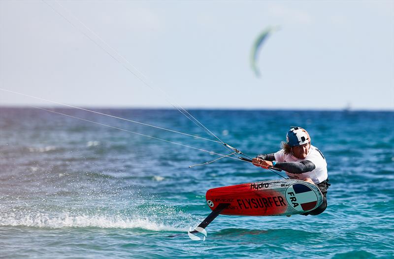 Good performance for Theo De Ramecourt  in day 3 - Sardinia Grand Slam photo copyright IKA Media / Robert Hajduk taken at  and featuring the Kiteboarding class