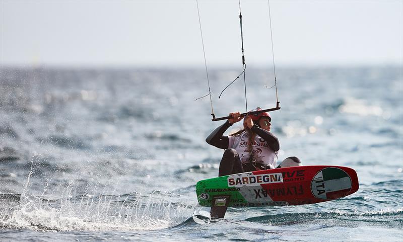 Tiana Laporte (ITA) - Sardinia Grand Slam IKA KiteFoil World Series photo copyright IKA Media / Robert Hajduk taken at  and featuring the Kiteboarding class