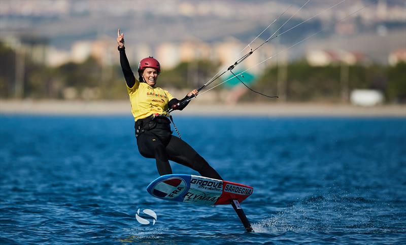 La vincitrice della graduatoria Donne Open Lauriane Nolot - Sardinia Grand Slam - photo © IKA Media / Markus Hadjuk