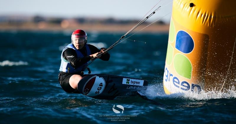 Max Maeder (SGP) - 2021 Formula Kite World Championships in Torregrande, Sardinia - Day 3 - photo © IKA Media / Robert Hajduk