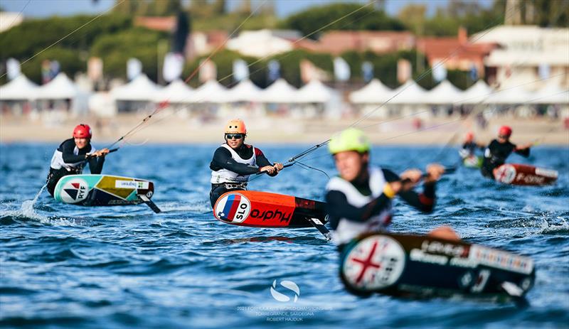 Toni Vodišek (SLO) - 2021 Formula Kite World Championships in Torregrande, Sardinia - Day 4 - photo © IKA Media / Robert Hajduk