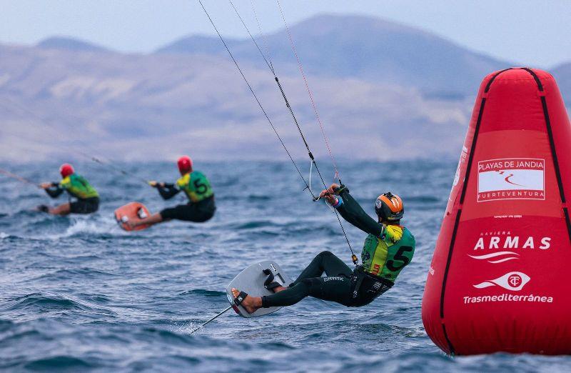 Perfect foiling conditions in Fuerteventura - 2021 KiteFoil World Series Fuerteventura, Day 2 - photo © IKA Media / Sailing Energy