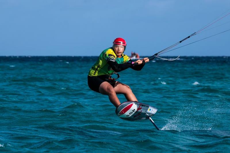 Max Maeder, U19 and outright winner at 15 years old - 2021 KiteFoil World Series Fuerteventura - photo © IKA Media / Sailing Energy