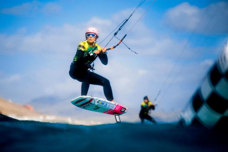 Alina Kornelli from Austria - 2021 KiteFoil World Series Fuerteventura - photo © IKA Media / Sailing Energy
