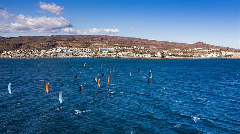 2021 Kitefoil World Series Gran Canaria - Spectacular foiling conditions in the Canaries... - photo © IKA Media / Sailing Energy