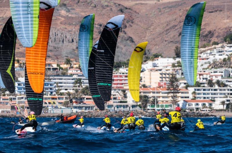 When Gran Canaria delivers, it's spectacular - 2021 KiteFoil World Series Gran Canaria, Day 3 photo copyright IKA Media / Sailing Energy taken at  and featuring the Kiteboarding class