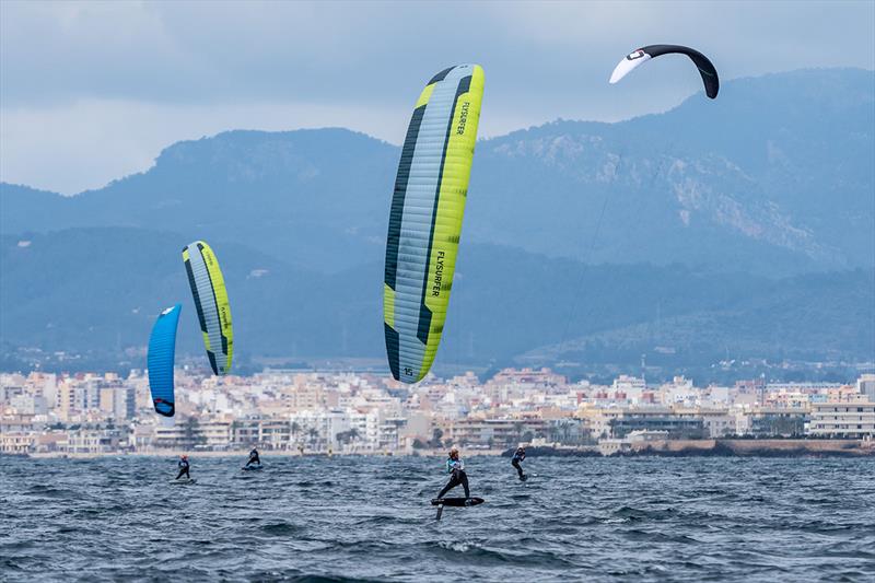 Breiana Whitehead (foreground) on the Formula Kite course - Princess Sofia Trophy - photo © Beau Outteridge