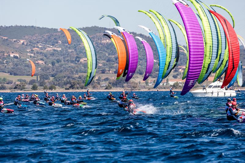 Kiteboard - Day 1 - 53rd Semaine Olympique Francais, Hyeres - April 2022 photo copyright Sailing Energy / World Sailing taken at  and featuring the Kiteboarding class
