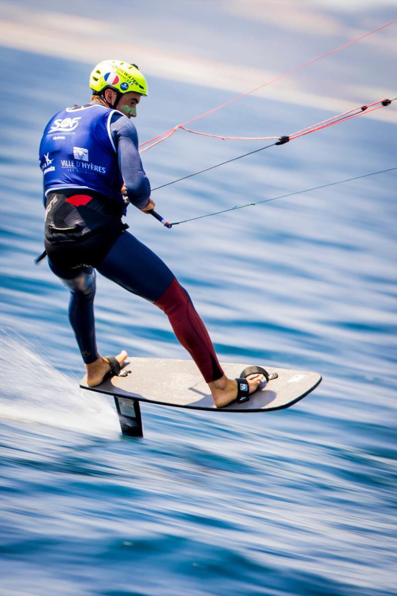 Men's Kitefoil - Day 4 - 53rd Semaine Olympique Francais, Hyeres photo copyright Sailing Energy / FFVOILE taken at COYCH Hyeres and featuring the Kiteboarding class