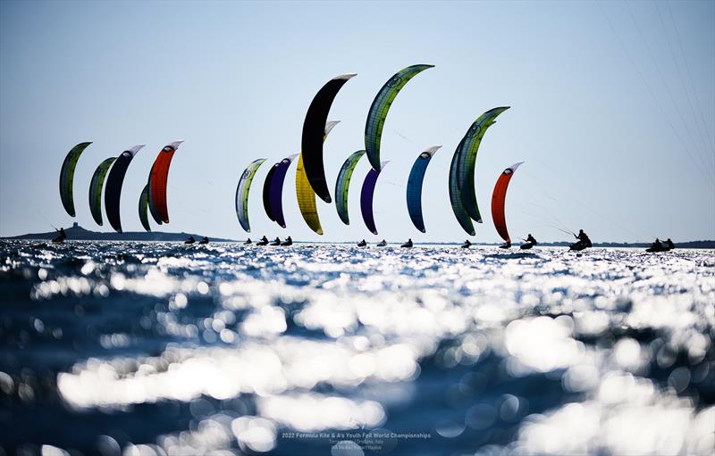 IKA Kitefoiling Youth Worlds Torregrande 2022 - Day 2 photo copyright Robert Hajduk / IKA media taken at  and featuring the Kiteboarding class