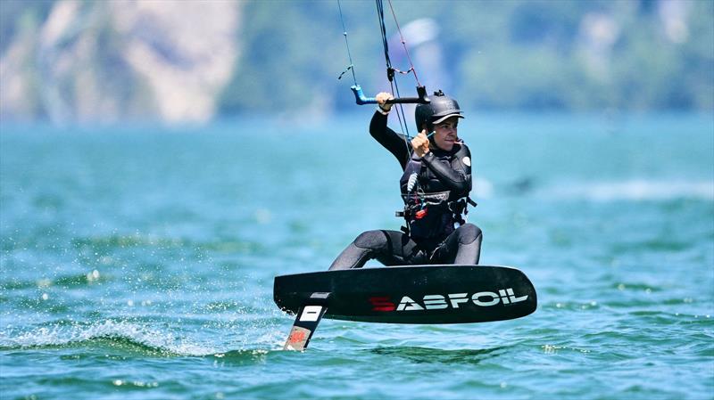Foiling through fresh water - 2022 KiteFoil World Series Traunsee, day 1 - photo © IKA Media / Robert Hajduk
