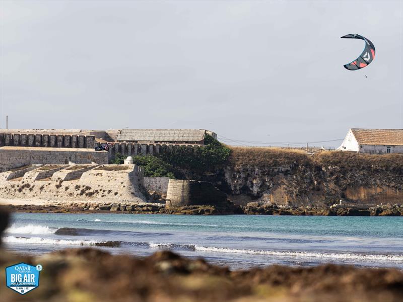 Nathalie Lambrecht performing her signature megaloop backroll photo copyright Samuel Cardenas taken at  and featuring the Kiteboarding class