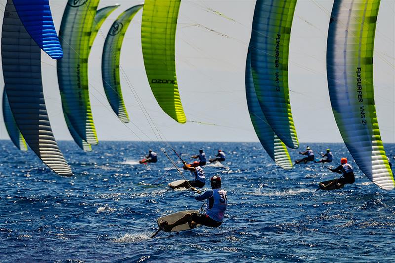 Fighting for air - 2022 KiteFoil World Series Gizzeria - photo © Martina Orsini / IKA