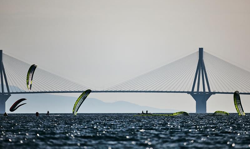 Tangles on Nafpaktos Bay - 2022 Lepanto Formula Kite European Championships - photo © Robert Hajduk / IKA media