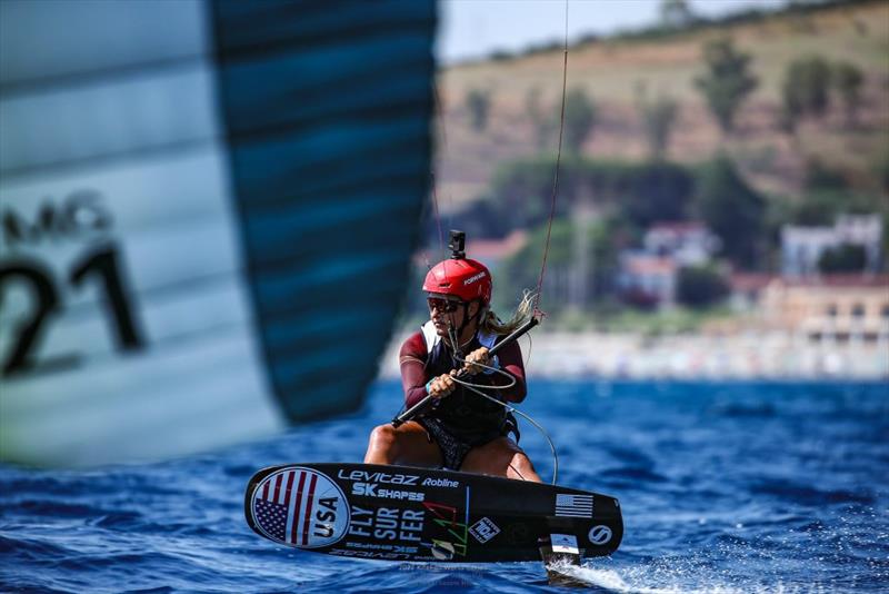 Daniela Moroz, US Sailing Team Formula Kite Athlete photo copyright Martina Orsini taken at  and featuring the Kiteboarding class